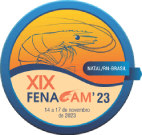 Логотип события FENACAM (Национальная ярмарка креветок)